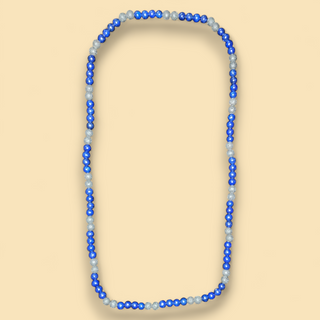 Collar de cuentas de lapislázuli-lava